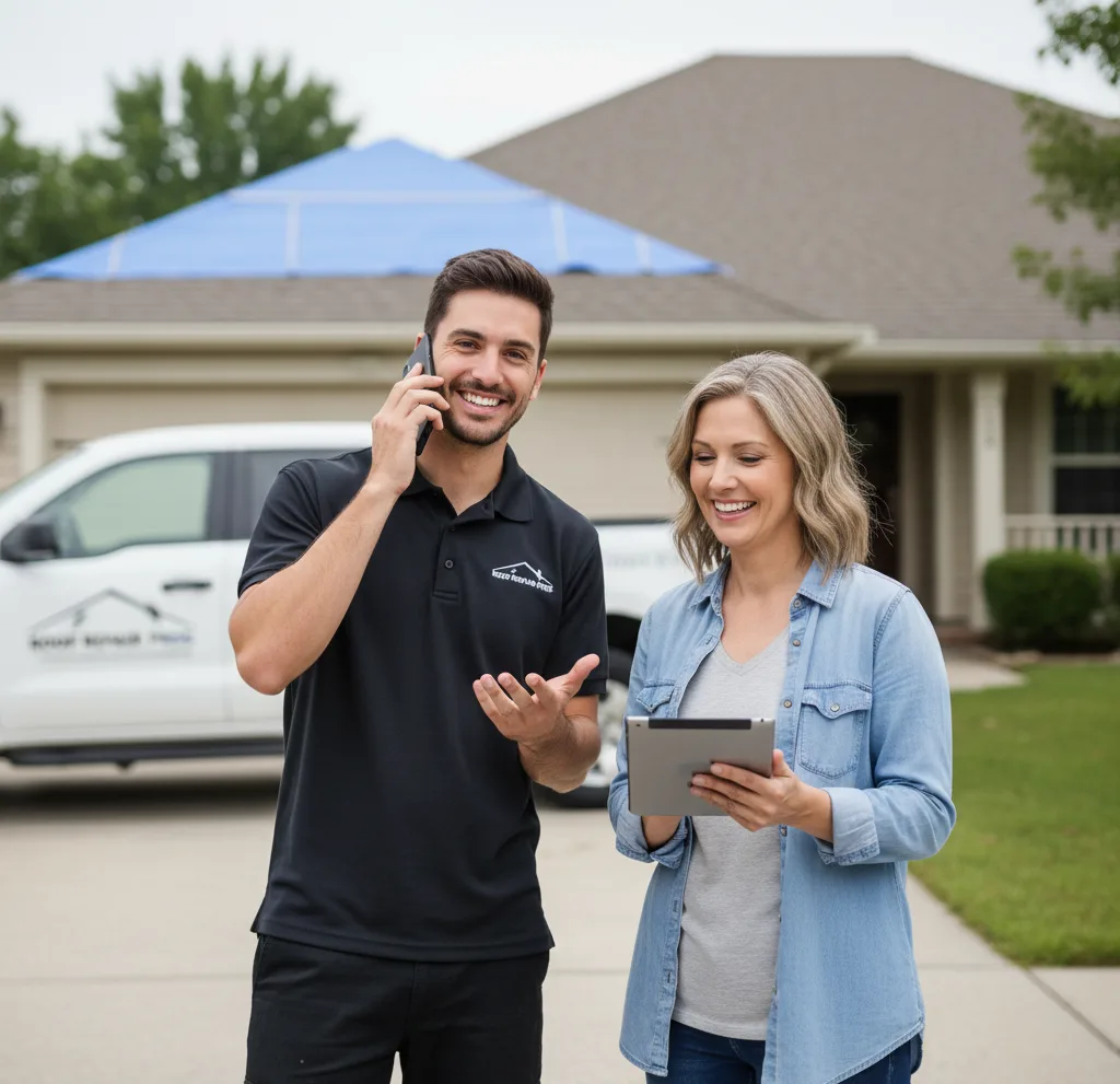 Modern Solutions Roof Repair customer support in Postville